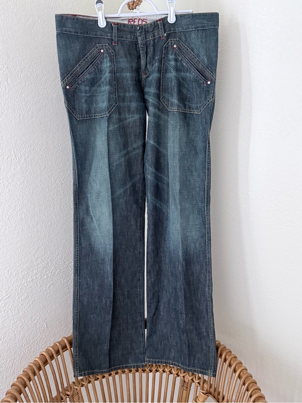 REDS The Dogs Bullocks vintage 90s/Y2K low waist jeans